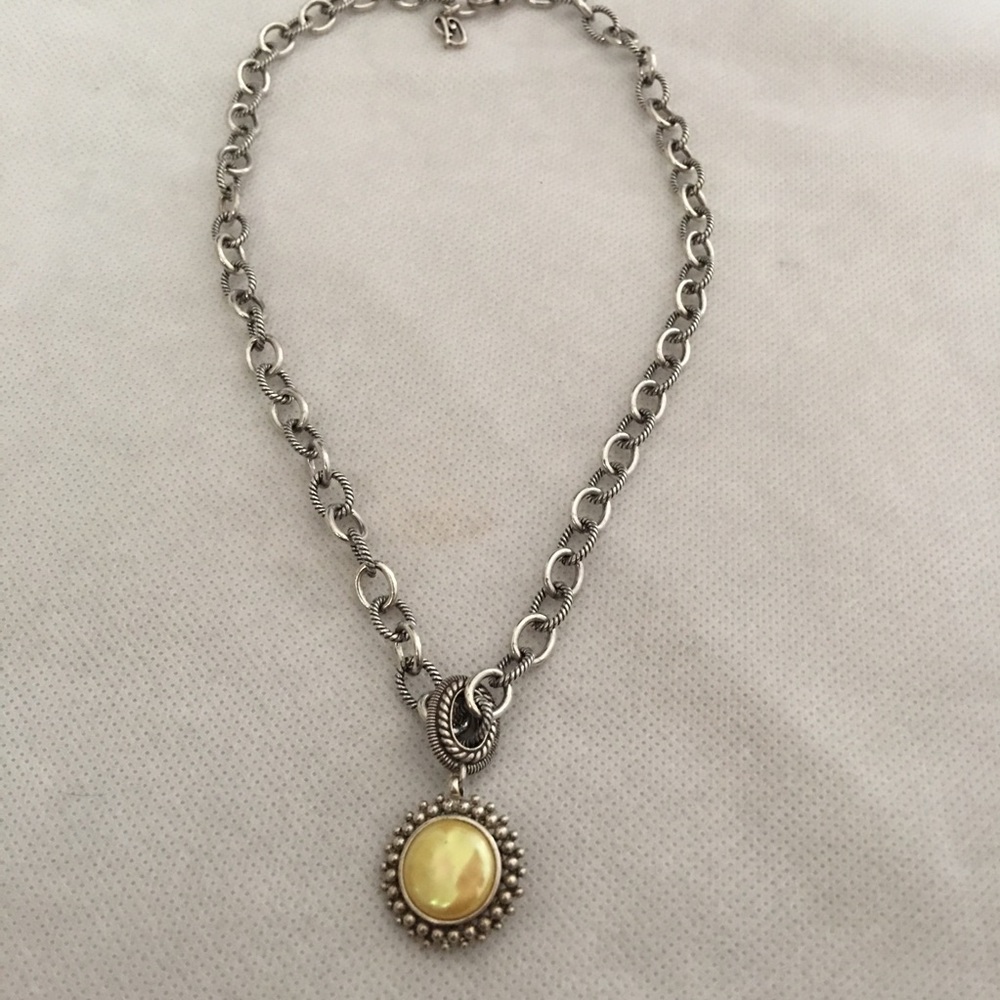 Carolyn Pollack Reversible Pendant Necklace 925